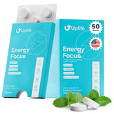 UPLIFE frontal del envase mostrando beneficios para energía rápida