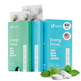 UPLIFE frontal del empaque mostrando pack de 60 piezas y conveniencia