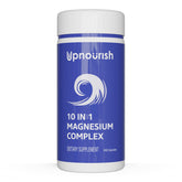 UpNourish frasco frontal mostrando 240 cápsulas y etiqueta clara