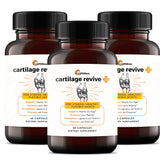 UpWellness frasco frontal del suplemento Cartilage Revive + mostrando presentación y beneficio de apoyo articular