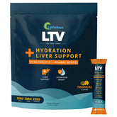 UpWellness LTV frente del empaque mostrando 30 sobres y beneficios visibles