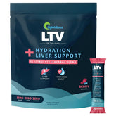 UpWellness LTV frente del empaque mostrando 30 sobres y beneficios claros
