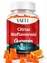 VAITE envase frontal de gominolas cítricas mostrando formato práctico