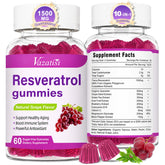 Vazatisi frente del envase mostrando 120 gomitas y beneficios antioxidantes
