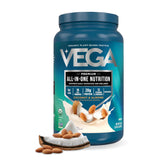 Vega envase frontal coco almendra mostrando diseño y sabor