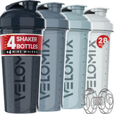 VELOMIX pack frontal Aqua Depths mostrando cuatro botellas y beneficio de almacenamiento