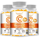 Vemluta paquete frontal mostrando 180 gomitas y beneficios clave