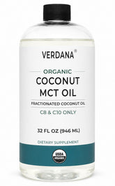Verdana frasco frontal 32 fl oz mostrando etiqueta y tamaño