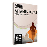 Veru Wellness empaque frontal del parche que muestra presentación y conveniencia
