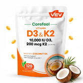VEV frasco frontal mostrando diseño y cantidad, transmite confianza