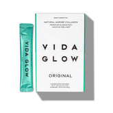 Vida Glow vista frontal del envase mostrando diseño y cantidad