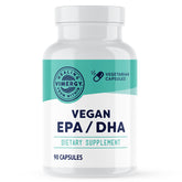 Vimergy frente del envase mostrando 90 cápsulas y beneficio vegano