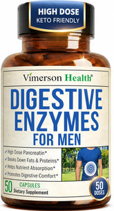 Vimerson Health frontal del envase mostrando 50 cápsulas y beneficios