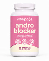VITA-PCOS AndroBlocker vista frontal mostrando el envase y la cantidad