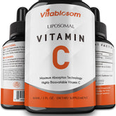Vitablosom frontal del envase mostrando la botella y etiqueta clara, ideal para identificar el producto