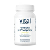 Vital Nutrients envase frontal mostrando P5P y beneficios claros