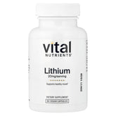 Vital Nutrients bote frontal mostrando etiqueta limpia y beneficios claros