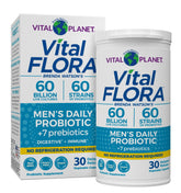Vital Planet frasco frontal mostrando etiqueta y beneficios principales