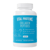 Vital Proteins frasco de cápsulas frente mostrando aplicaciones prácticas