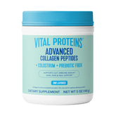 Vital Proteins frasco delantero mostrando el diseño y beneficio de piel radiante