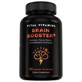Vital Vitamins vista frontal del envase mostrando el producto y confianza