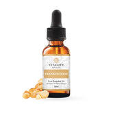 Vitality bote frontal 30 ml mostrando etiqueta clara y beneficio relajación