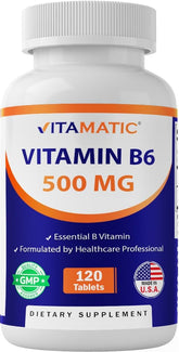 Vitamatic frente del empaque mostrando 120 comprimidos y claridad en la información