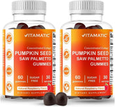 Vitamatic frasco frente mostrando etiqueta clara y beneficio vegano