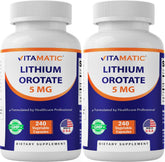 Vitamatic empaque frontal mostrando 240 cápsulas y beneficios clave