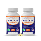 Vitamatic frasco frontal con etiquetado claro y beneficio de dosis alta