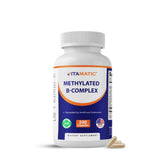 Vitamatic envase frontal del complejo B mostrando diseño y cantidad