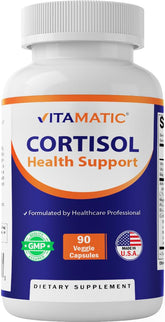 Vitamatic envase frontal mostrando la fórmula vegana y beneficios de equilibrio
