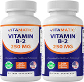 Vitamatic frontal pack dos frascos mostrando cantidad y pureza