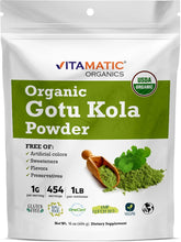 Vitamatic envase frontal mostrando etiqueta y certificación orgánica que inspira confianza