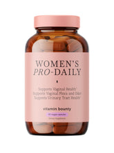 Vitamin Bounty frente del empaque mostrando presentación y beneficio de apoyo íntimo