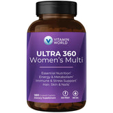 Vitamin World frente del empaque mostrando beneficio multivitamínico