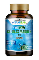 VITAMISAN frasco adelante con 120 cápsulas para suplementar dieta vegetativa