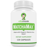 VitaMonk MATCHAMAX frontal del envase mostrando cápsulas y diseño claro