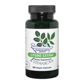 Vitanica Lysine Extra frente del envase mostrando beneficios y formato vegano