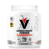 Vitargo envase frontal mostrando diseño y beneficio energía rápida