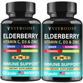 VITBOOST frontal del envase mostrando 2 pack y tamaño, beneficio: confianza en la presentación