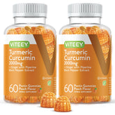 Viteey frente del envase mostrando gominolas y beneficios