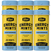 Viter Energy vista frontal de la lata con sabor wintergreen y portable