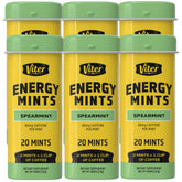Viter Energy lata frontal con 20 mints mostrando conveniencia y potencia