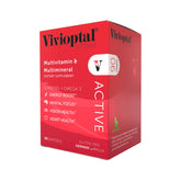 Vivioptal Active vista frontal del envase con beneficios visibles
