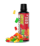 VMI Sports botella frontal mostrando etiqueta y sabor gummy bear