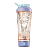 VOLTRX VortexBoost vista frontal del vaso Cosmic Purple, mezcla rápida y clara