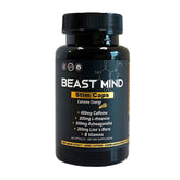 Want A Bump frasco frontal de Beast Mind mostrando etiqueta clara y beneficios
