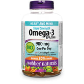 Webber Naturals frente del empaque mostrando formato valor y beneficios