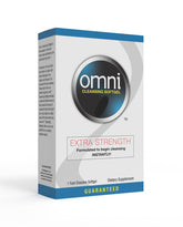 Wellgenix Omni Softgel vista frontal mostrando envase y conveniencia